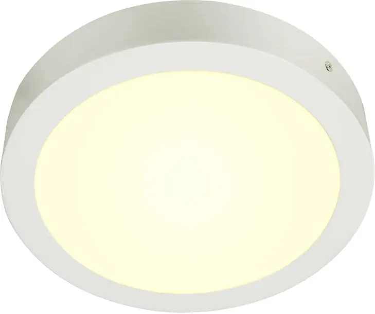 Preis Gesenkt SLV SENSER 24, Indoor LED Deckenaufbauleuchte rund weiß 3000K