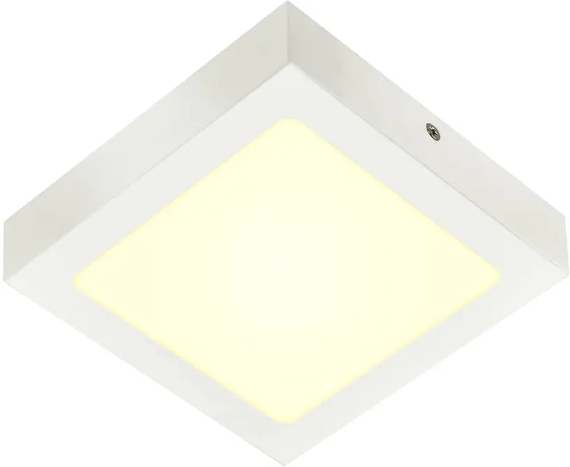 Top-Angebot SLV SENSER 18, Indoor LED Deckenaufbauleuchte eckig weiß 3000K