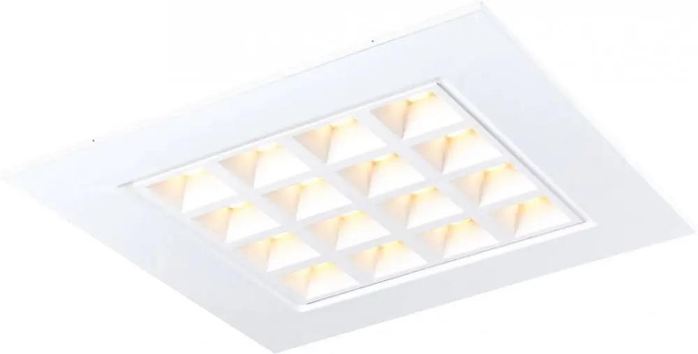 Mega-Angebot SLV PAVONO 620x620, Indoor LED Deckeneinbauleuchte weiß 3000K UGR