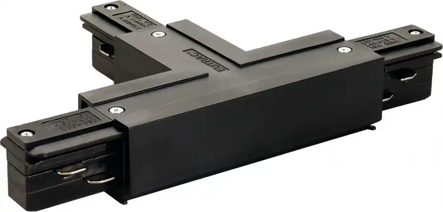 Eutrac 3 Phasen T-Verbinder, Datenbus, außen links, schwarz Sonderangebot
