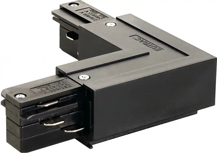 Zertifiziert Eutrac 3 Phasen L-Verbinder, Datenbus, außen, schwarz