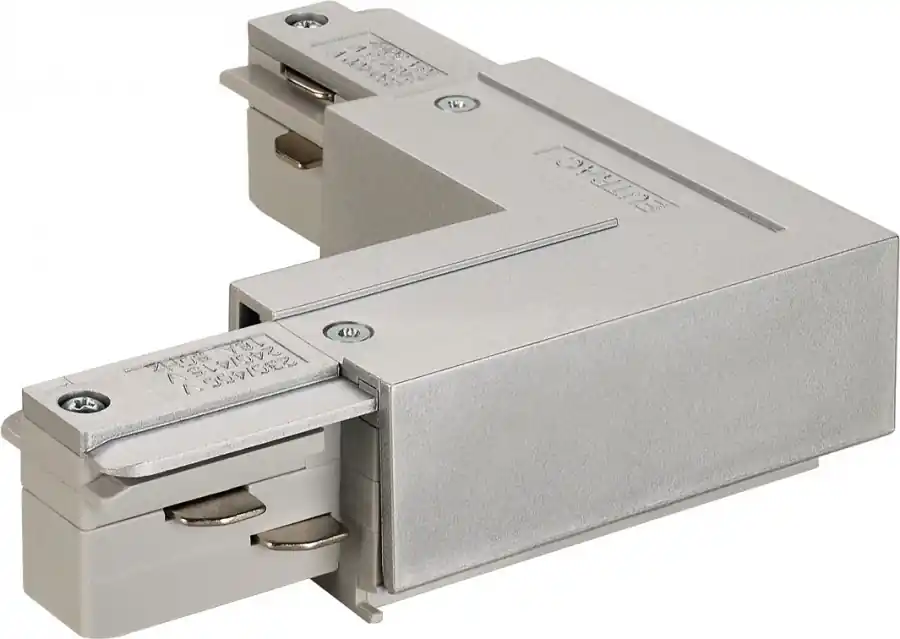 Kostenloser Versand Eutrac 3 Phasen L-Verbinder, Datenbus, innen, grau