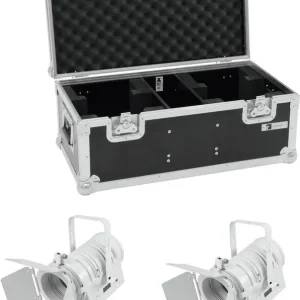 Ausverkauf EUROLITE Set 2x LED THA-40PC ws + Case