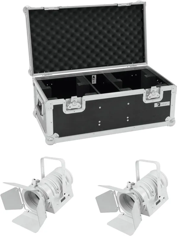 Ausverkauf EUROLITE Set 2x LED THA-40PC ws + Case