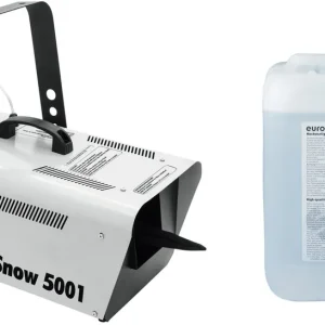 Bestpreis EUROLITE Set Snow 5001 Schneemaschine + Schneefluid 5l