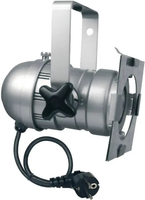 Echt Showtec Parcan 36, CDM35 Silber