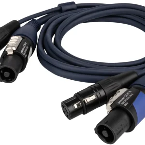 Sale DAP-Audio powerCON/XLR M - powerCON/XLR F - DMX / Stromversorgung 1,5 m