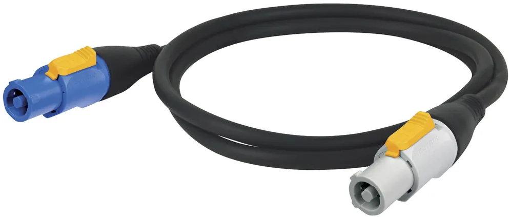 Markenware DAP-Audio Netzkabel Neutrik powerCON M/F 3x 1,5 mm² 6 m