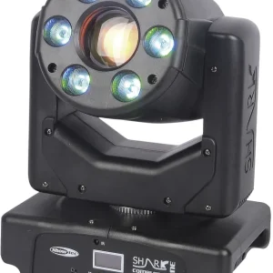 Letzte Chance SHOWTEC Shark Combi Spot One 6x 8 W RGBW LED Wash und Spot Moving Head