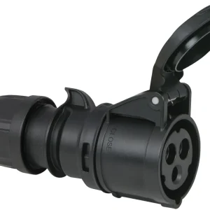 Mega-Angebot PCE CEE 16 A/240 V - 3P Steckdose schwarz - Turbo Terminal - schraubenlos