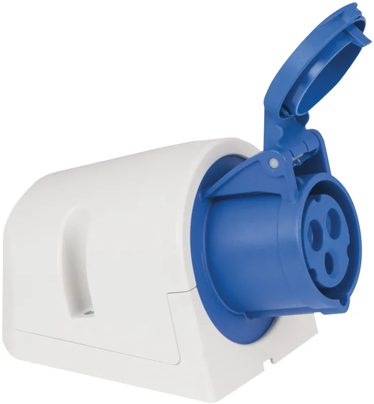 PCE CEE 16 A/240 V 3P Wandhalterung – weiblich Blau Bestseller