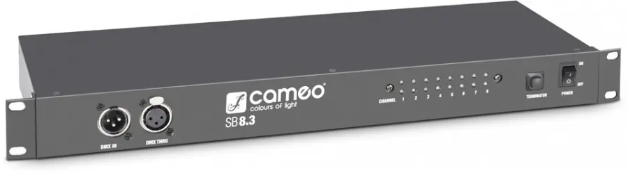 Highlight Cameo SB8.3 - 8-Kanal DMX Splitter / Booster (3-Pol)