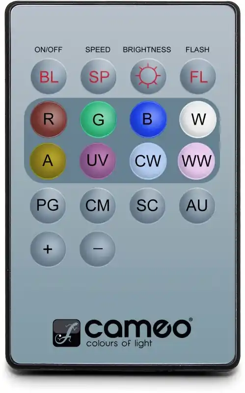 Cameo Q-SPOT REMOTE 2 Infrarot Fernbedienung für Q-SPOTS (V2) Beliebt