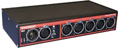 Swisson XSP-5B, DMX-Splitter 5pol. in/out, 5 x 5pol. out Zertifiziert