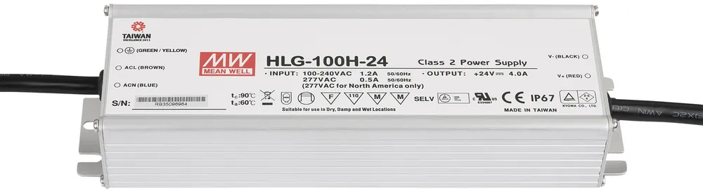 Nur Für Kurze Zeit MEANWELL LED-Netzteil 100 W/24 V DC MEAN WELL HLG-100H-24
