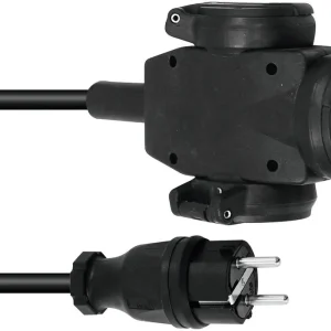 Knallerangebot PSSO Verlängerung 3x2,5 15m 3-fach sw