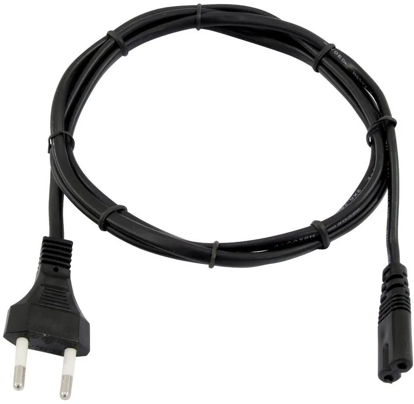 Markenprodukt OMNITRONIC Euro Netzkabel 3m sw