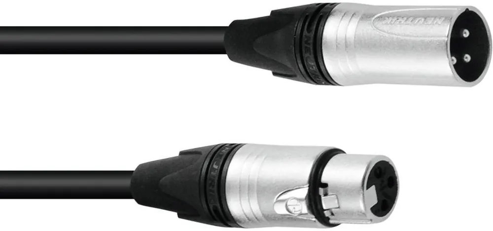 PSSO XLR Kabel 3pol 1m sw Neutrik Knallerangebot