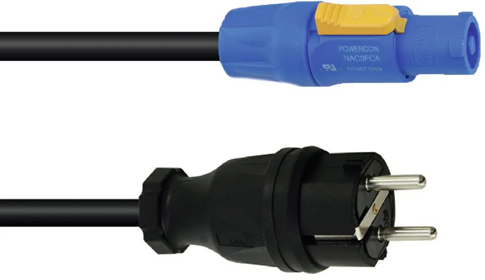 Zertifiziert PSSO PowerCon Netzkabel 3x2,5 5m H07RN-F