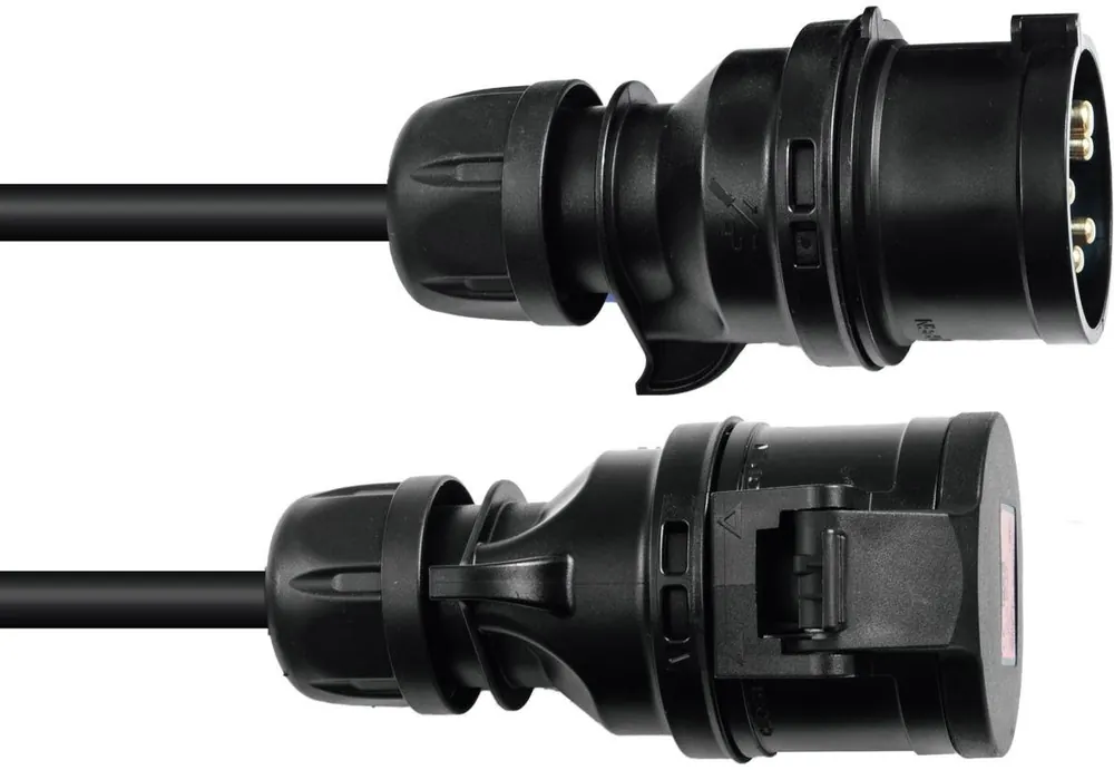 PSSO CEE Verlängerung 16A 5x2,5 10m Black Edition Knallerangebot
