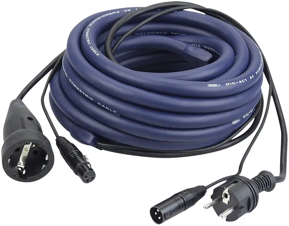 Neue Ware DAP-Audio FP05 – Schuko/XLR M – Schuko/XLR F – DMX / Stromversorgung 15 m