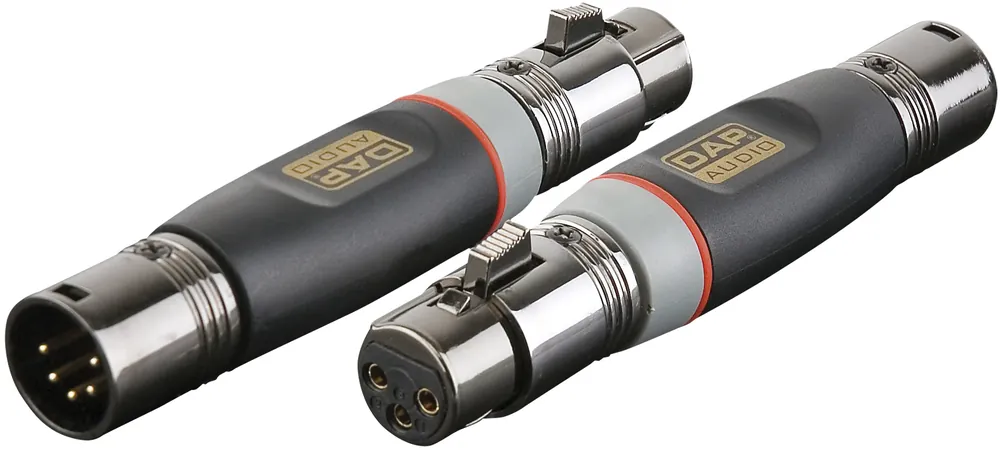 Echt DAP-Audio XGA29 – XLR/M 5P auf XLR/F 3P