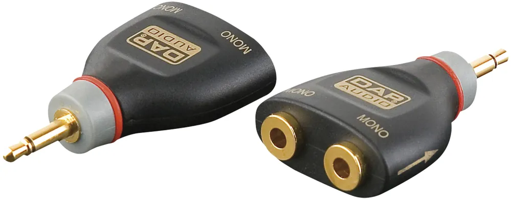 Must-Have DAP-Audio XGA40 – Mini-Klinke/M auf 2 x Mini-Klinke/F – inkl. 2 x 10-kOhm-Widerstände
