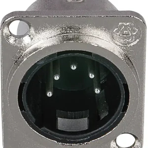 Zertifiziert DAP-Audio XLR 5P-Chassis – Stecker, Nickelgehäuse