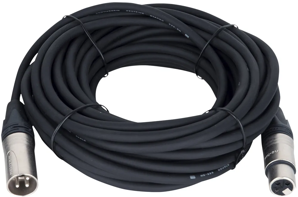 Schnäppchen DAP-Audio FL74 XLR M/F Mikrofon-/Line-Kabel Neutrik XX-Serie 10 m – versilbert