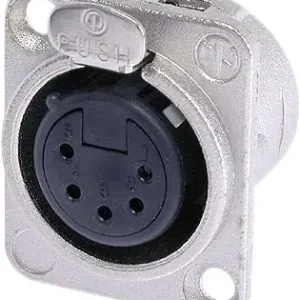 Ausverkauf Neutrik NC5FD-L-1 - 5-pol XLR Chassisstecker female