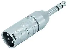 Preis Gesenkt Neutrik NA 3 MP Adapter XLR(M)/6,35 Klinke stereo