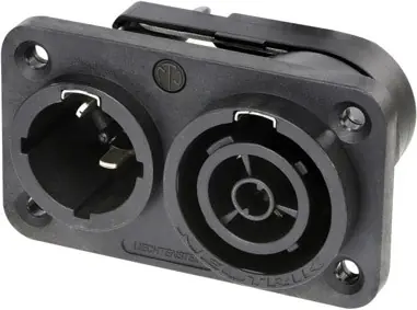 Neutrik NAC3PX-TOP - powerCON Gerätestecker-Einbausteckdose-Kombination Markenware
