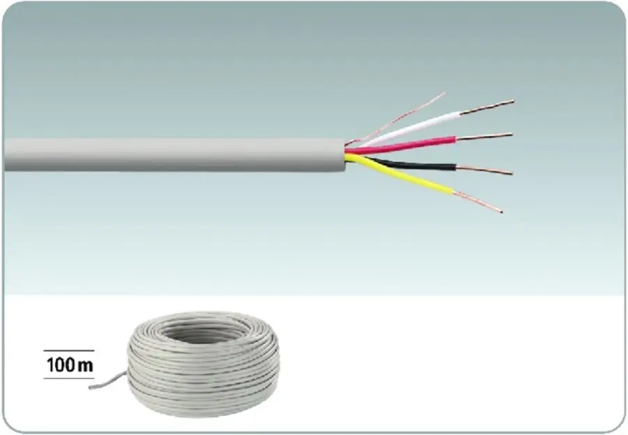 MONACOR JYSTY-2208 Signalkabel 2x2x0,8, 100m Billig