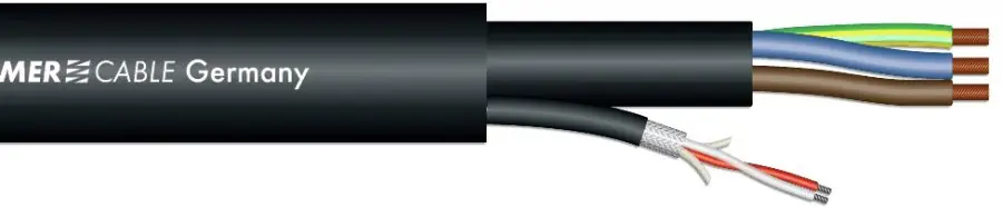 Letzte Chance SOMMER CABLE Kombikabel 1x2x0,25+3G1,5 SC-Monolith Power DMX 100m