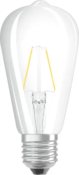Osram LED STAR CL Edison FIL 25 non-dim 2,5W/827 E27 Markenprodukt