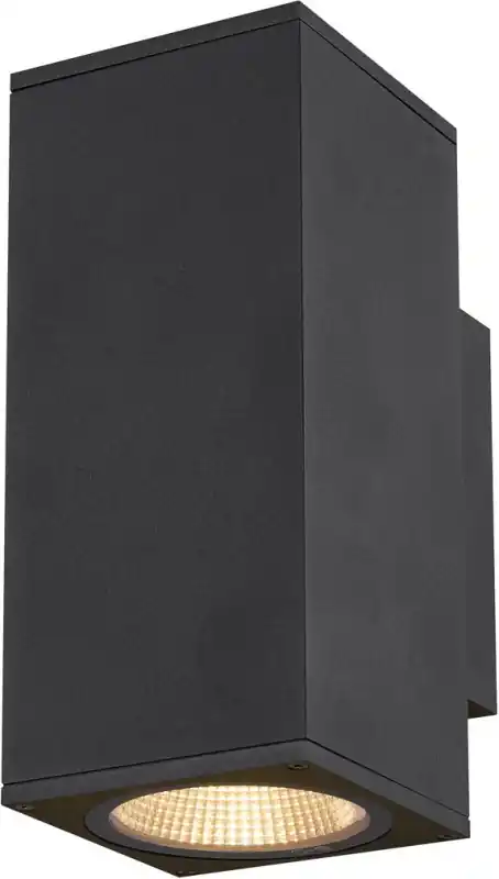 Begrenztes Angebot SLV ENOLA SQUARE UP/DOWN M, Outdoor LED Wandaufbauleuchte anthrazit