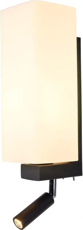 SLV QUADRASS SPOT, Indoor Wandaufbauleuchte mit LED Spot und E27 Fassung, schwarz Begrenztes Angebot
