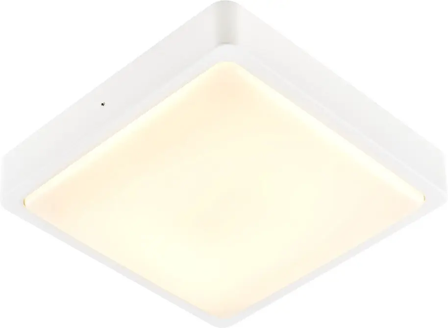 Direktkauf SLV AINOS SQUARE SENSOR, Outdoor LED Wand- und Deckenaufbauleuchte weiß CCT switch 3000K