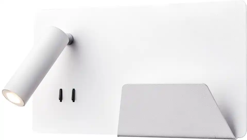SLV SOMNILA SPOT, Indoor LED Wandaufbauleuchte 3000K weiß Version rechts inkl. USB Anschluss Online Kaufen