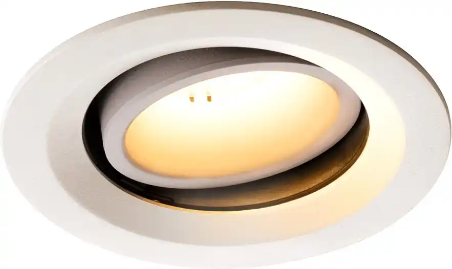 Kostenfreie Lieferung SLV NUMINOS® MOVE DL M, Indoor LED Deckeneinbauleuchte weiß/weiß 2700K 55° dreh- und schwenkbar