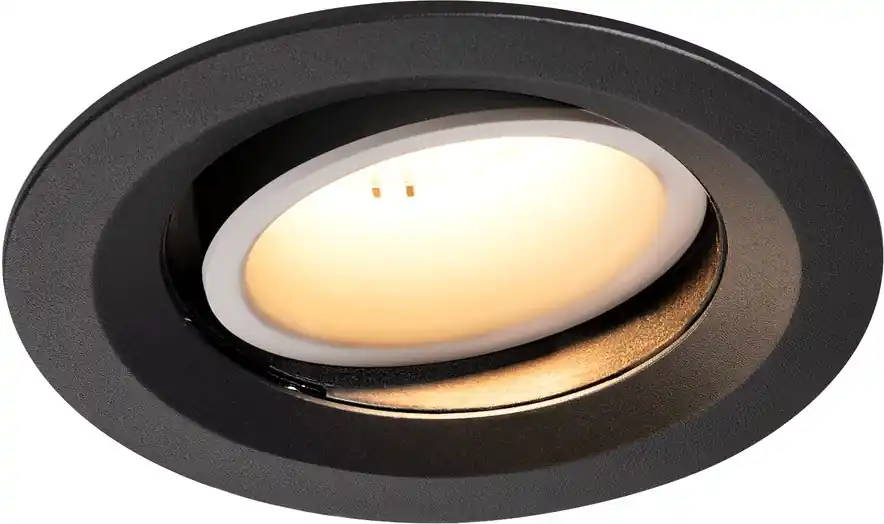 SLV NUMINOS® MOVE DL M, Indoor LED Deckeneinbauleuchte schwarz/weiß 3000K 40° dreh- und schwenkbar Beliebt