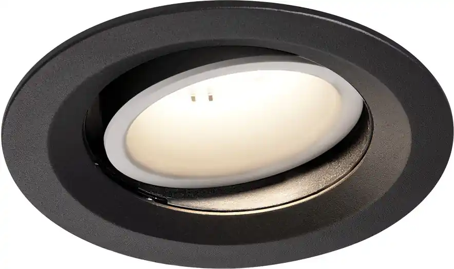 SLV NUMINOS® MOVE DL M, Indoor LED Deckeneinbauleuchte schwarz/weiß 4000K 20° dreh- und schwenkbar Markenware