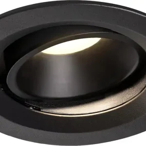 Begrenztes Angebot SLV NUMINOS® MOVE DL M, Indoor LED Deckeneinbauleuchte schwarz/schwarz 4000K 55°