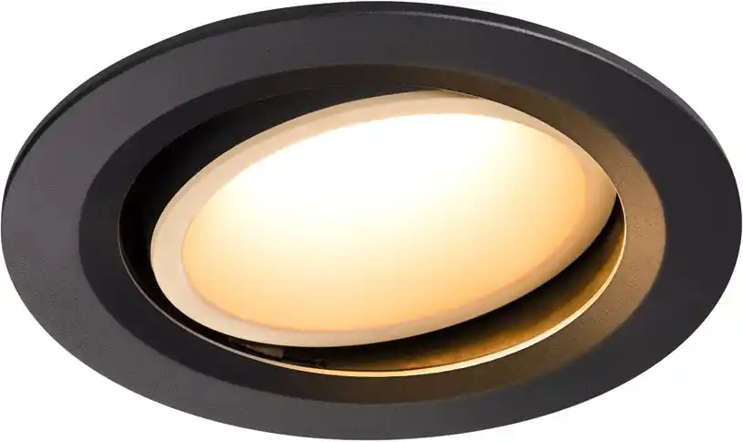 SLV NUMINOS® MOVE DL L, Indoor LED Deckeneinbauleuchte schwarz/weiß 2700K 55° dreh- und schwenkbar Wochenendangebot