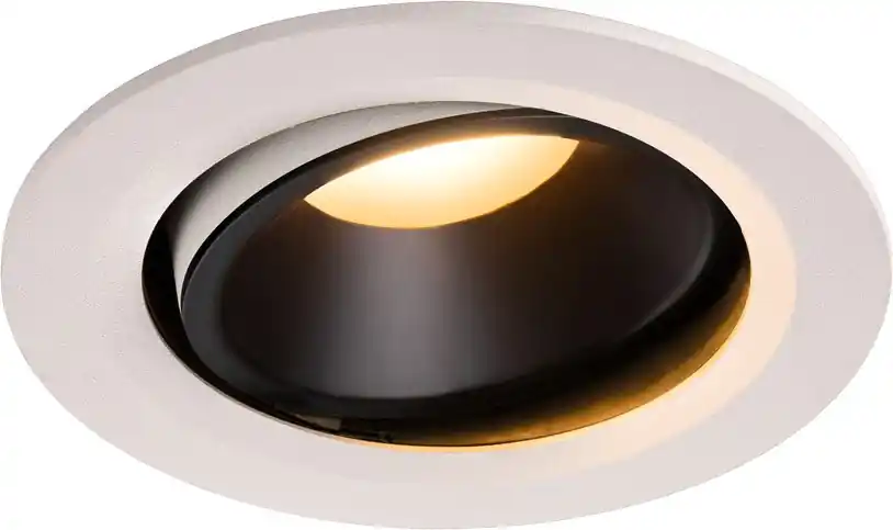 Geprüft SLV NUMINOS® MOVE DL L, Indoor LED Deckeneinbauleuchte weiß/schwarz 2700K 40° dreh- und schwenkbar