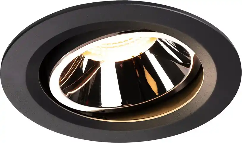 Billig SLV NUMINOS® MOVE DL L, Indoor LED Deckeneinbauleuchte schwarz/chrom 3000K 20° dreh- und schwenkbar