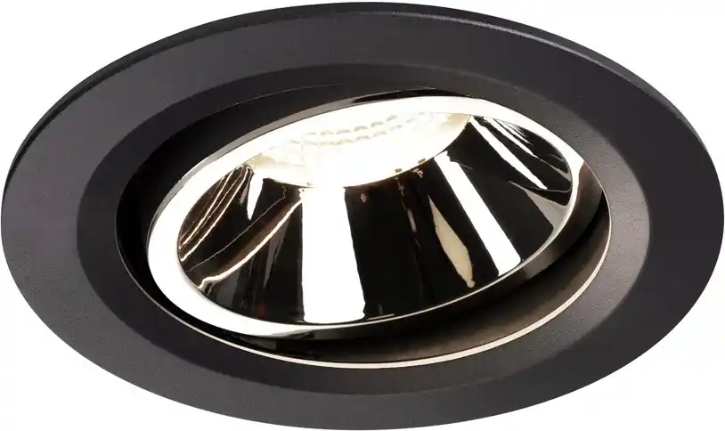 Preiswert SLV NUMINOS® MOVE DL L, Indoor LED Deckeneinbauleuchte schwarz/chrom 4000K 40° dreh- und schwenkbar