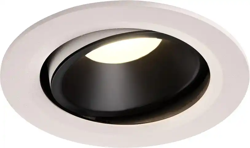 Sonderaktion SLV NUMINOS® MOVE DL L, Indoor LED Deckeneinbauleuchte weiß/schwarz 4000K 20° dreh- und schwenkbar