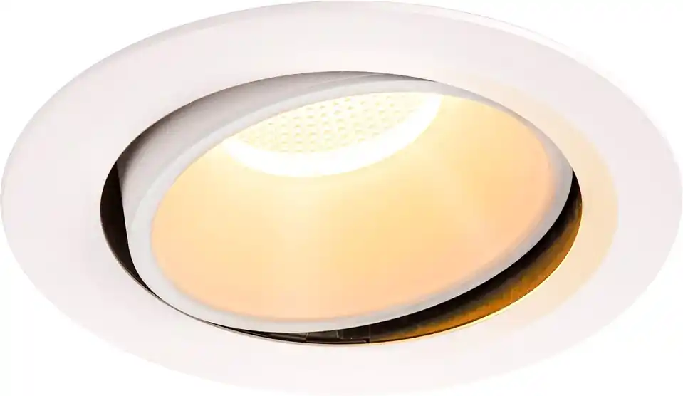 Saisonangebot SLV NUMINOS® MOVE DL XL, Indoor LED Deckeneinbauleuchte weiß/weiß 2700K 55° dreh- und schwenkbar