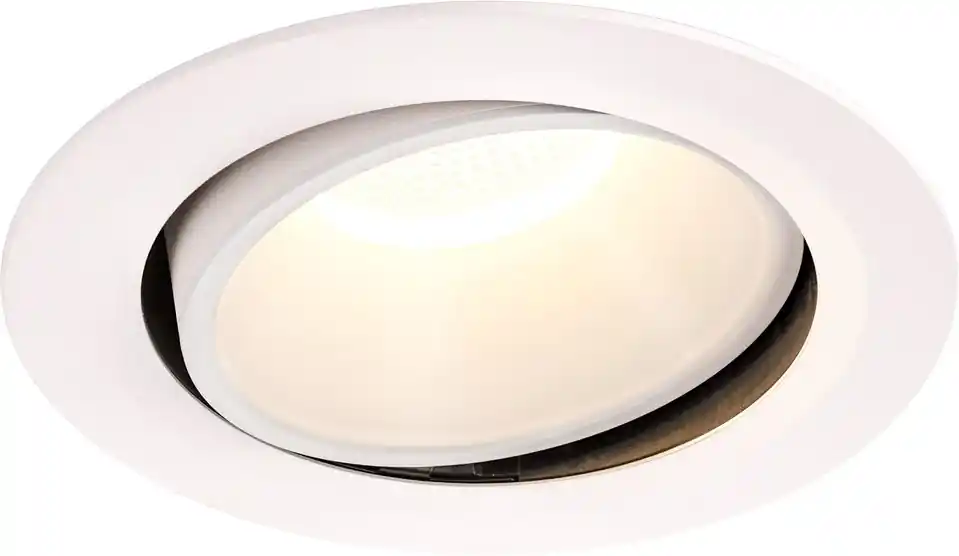 SLV NUMINOS® MOVE DL XL, Indoor LED Deckeneinbauleuchte weiß/weiß 4000K 20° dreh- und schwenkbar Garantierte Lieferung